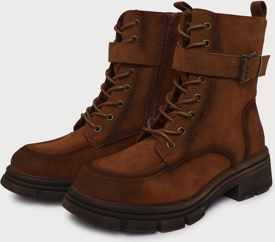 Dockers by Gerli Veterlaarsjes cognac - Foto 2