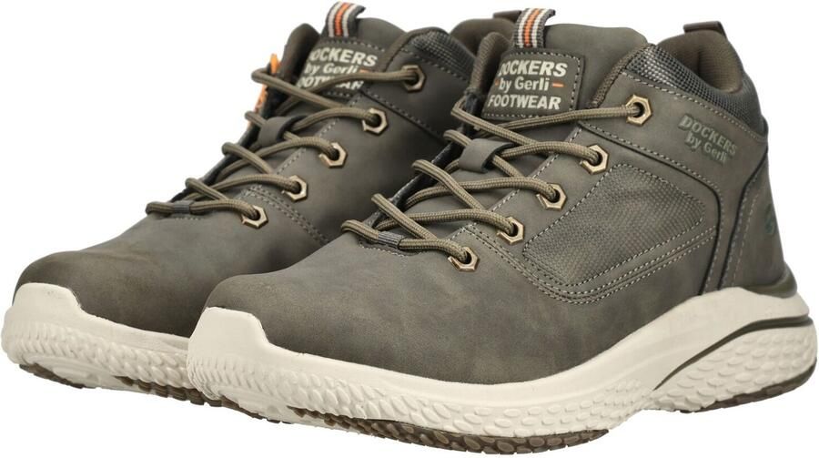 Dockers by Gerli Heren Sneakers Veterschoenen Olive - Foto 6