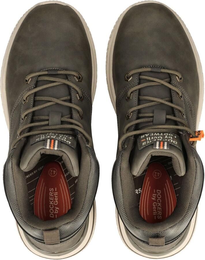 Dockers by Gerli Heren Sneakers Veterschoenen Olive - Foto 3