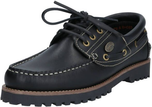 Dockers by Gerli 3-Eye Classic Heren Mocassin schoenen bootschoen Leer Zwart 24D - Foto 2