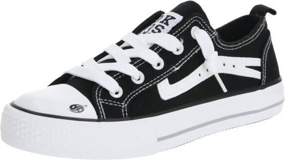Dockers by Gerli Low Sneaker Sneakers voor kinderen zwart-wit Textiel Basics - Foto 2