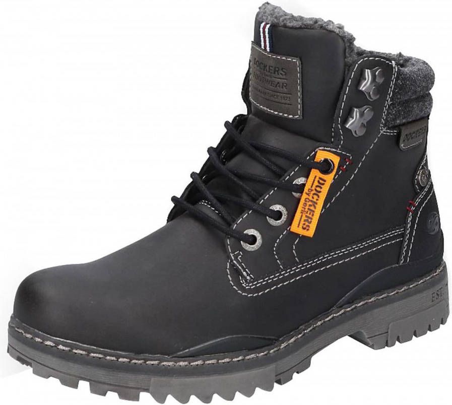 Dockers by Gerli herenlaarzen gevoerd zwart 47LY101 - Foto 2
