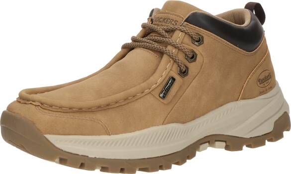 Dockers by Gerli Veterschoenen trekking laarzen veterschoenen met modieuze mocassin-decoratieve naad