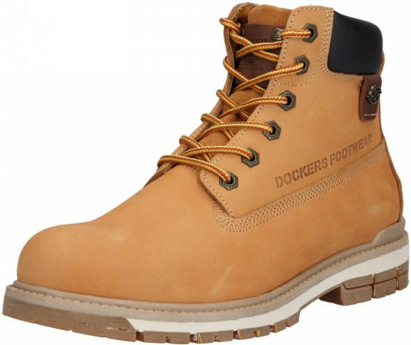 Dockers by Gerli Veterboots cognac zwart