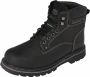 Dockers by Gerli Zwarte boot Geveterde laarzen zwart Leer Biker Industrial Rock wear - Thumbnail 3
