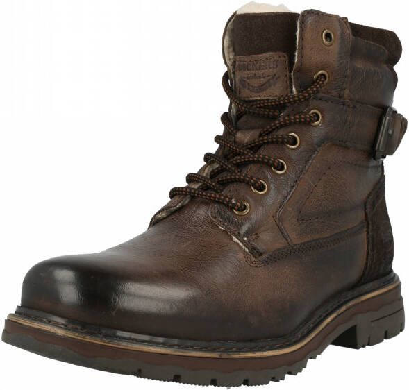 Dockers by Gerli Boots Heren Winter Schoenen Laarzen Boots Gevoerd Leer Bruin 51GL102 - Foto 2