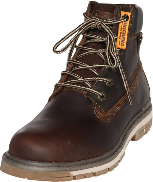 Dockers by Gerli Heren Winter Laarzen Boots Schoenen Leer Bruin 43LU001 - Foto 7