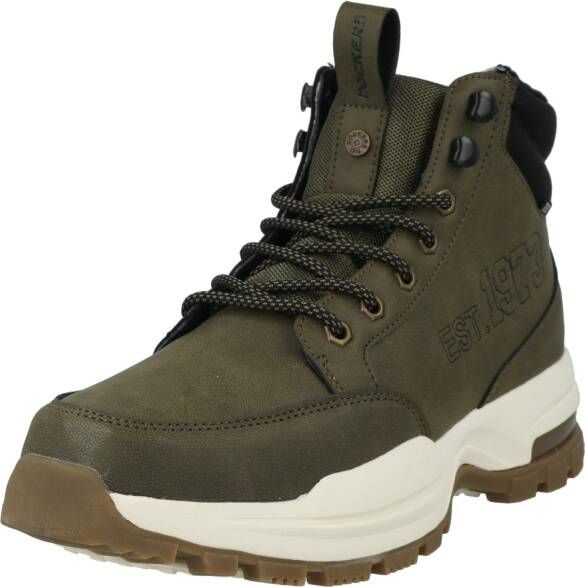 Dockers by Gerli heren veterschoenen met warme voering 51FY106-630850 Khaki - Foto 3