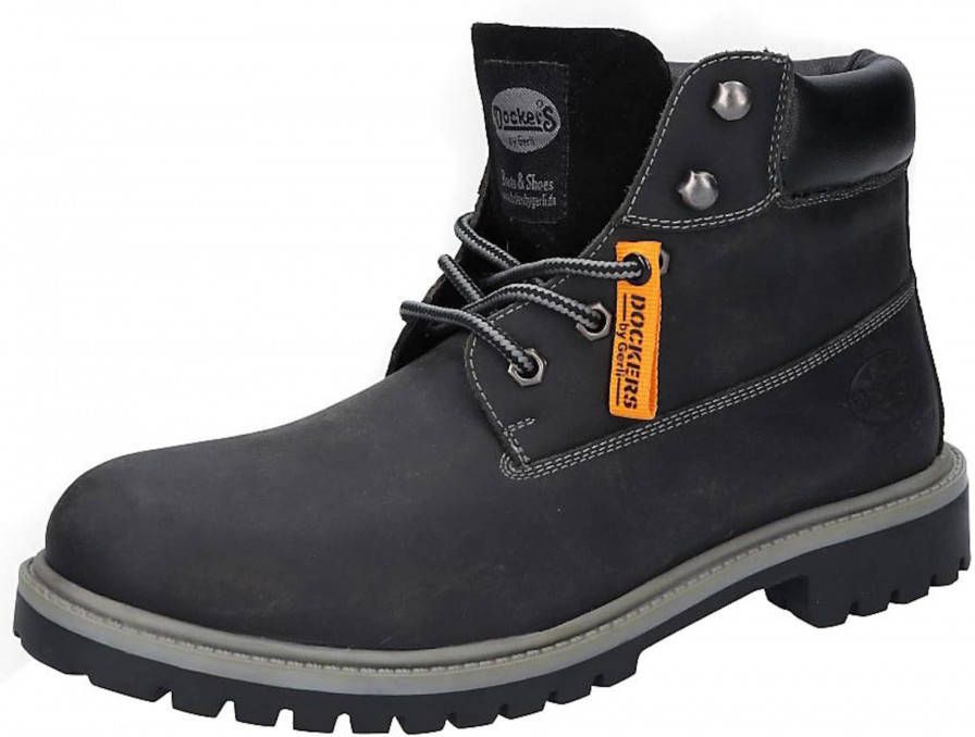 Dockers by Gerli leren herenlaarzen zwart - Foto 2