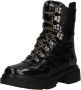 Dockers by Gerli Schnürboots Geveterde laarzen zwart PVC Dames Rock wear - Thumbnail 2