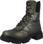 Dockers by Gerli Schnürboots Geveterde laarzen groen-zwart PVC Dames Rock wear - Thumbnail 1