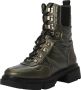Dockers by Gerli Schnürboots Geveterde laarzen groen-zwart PVC Dames Rock wear - Thumbnail 2