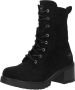 Dockers by Gerli Veterlaarsjes Korte laarzen veterschoenen winterlaarzen met blokhak - Thumbnail 1