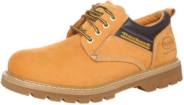 Dockers by Gerli Heren Sneakers Schoenen Leer Golden-Tan 23DA005 - Foto 3