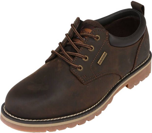 Dockers by Gerli heren lage leren schoenen bruin - Foto 4
