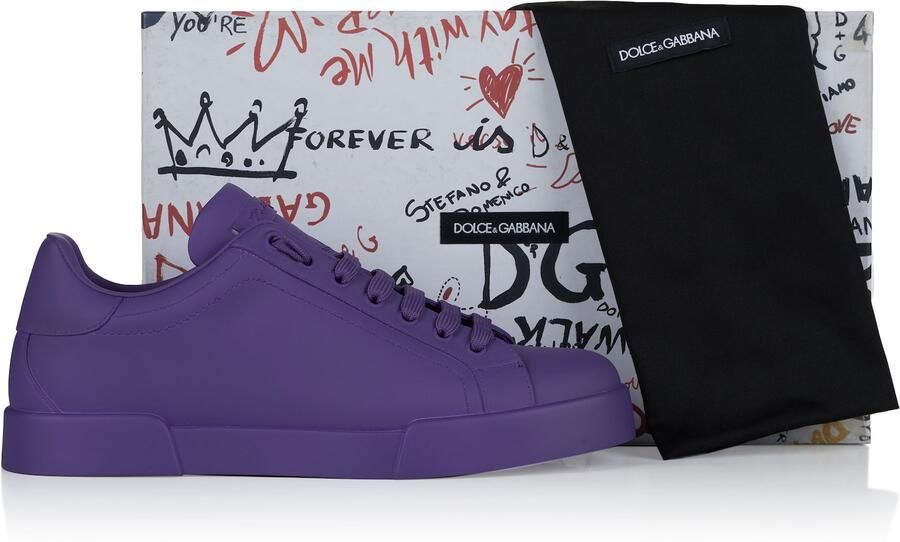 DOLCE & GABBANA Sneakers laag braam - Foto 4