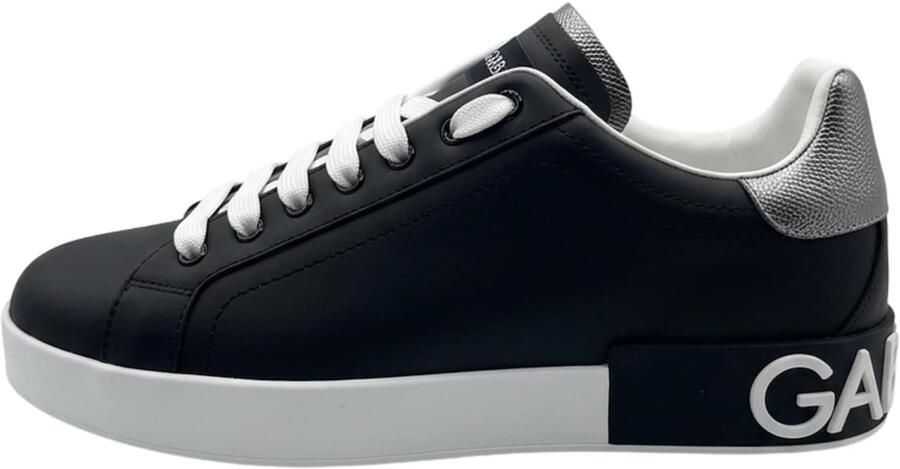 DOLCE & GABBANA Sneakers laag ' Portofino Sneakers Herren Schwarz' zwart