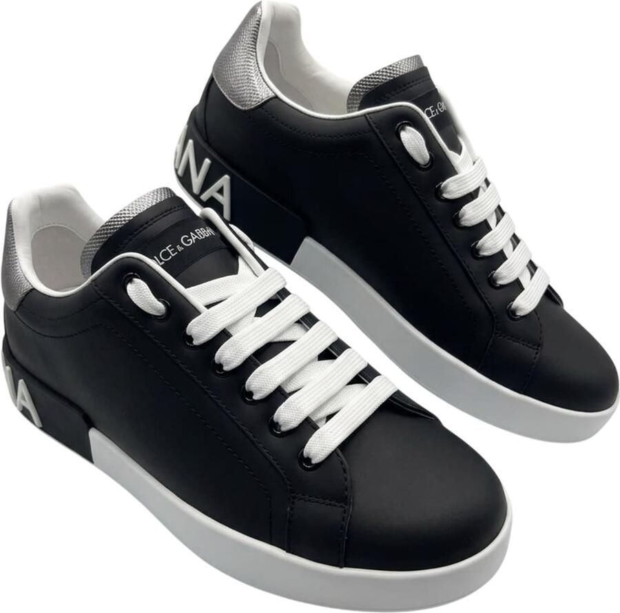 DOLCE & GABBANA Sneakers laag ' Portofino Sneakers Herren Schwarz' zwart - Foto 2