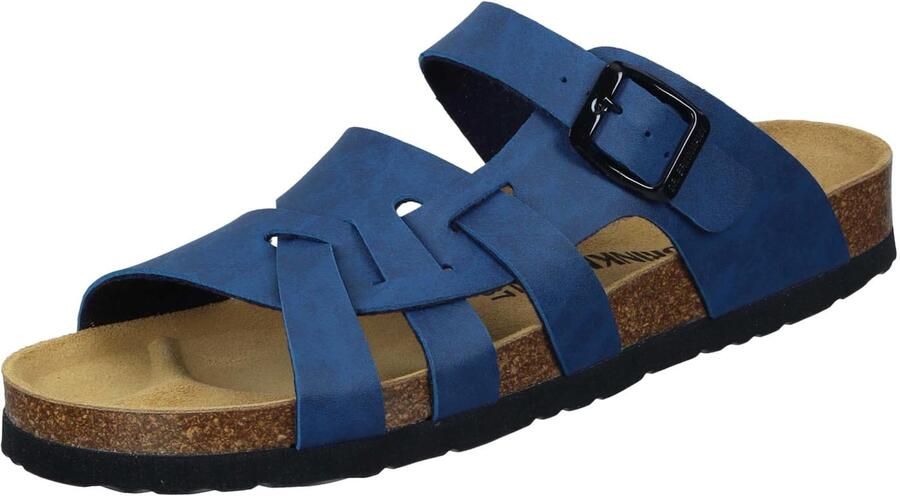 DR. BRINKMANN Muiltjes 'Olivia' blauw - Foto 4