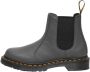Dr. Martens 2976 Gunmetal Virginia Laars grijs Leer Dames Basics Casual wear - Thumbnail 4