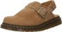 Dr. Martens Patchwork Leren Sandalen met Riptape Straps Beige - Thumbnail 7
