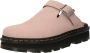 Dr. Martens ZebZag Suede Mules Dames Pink- Dames Pink - Thumbnail 3