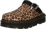 Dr. Martens ZebZag Suede Mules Dames Brown- Dames Brown - Thumbnail 2