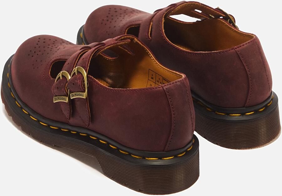 Dr. Martens Ballerina met riempjes '8065' donkerrood - Foto 3