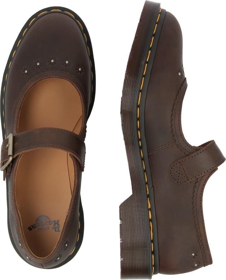 Dr. Martens Mary Jane Flower Vrouwen Bruin mocassins - Foto 3