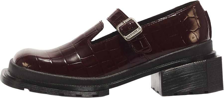 Dr. Martens Ballerina met riempjes 'Maybole' bordeaux