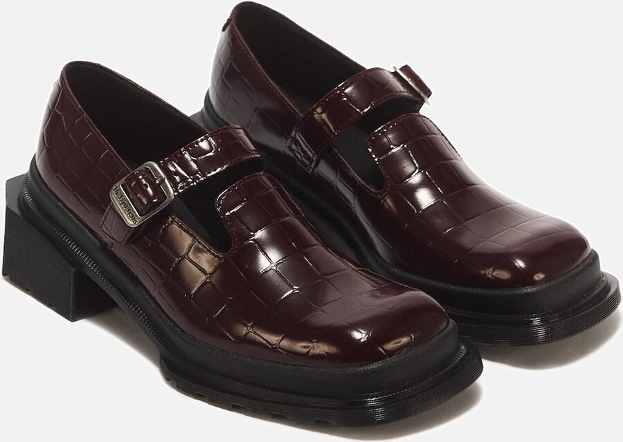 Dr. Martens Ballerina met riempjes 'Maybole' bordeaux - Foto 3