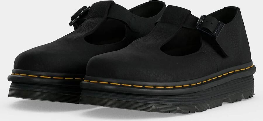 Dr. Martens Ballerina met riempjes 'ZebZag' zwart - Foto 4