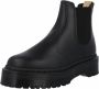 Dr. Martens Beatles V2976 Quad Zwarte Leren Platform Schoenen Black Dames - Thumbnail 4