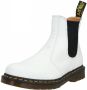 Dr. Martens 2976 Yellow Stitch Smooth White Boots - Thumbnail 2