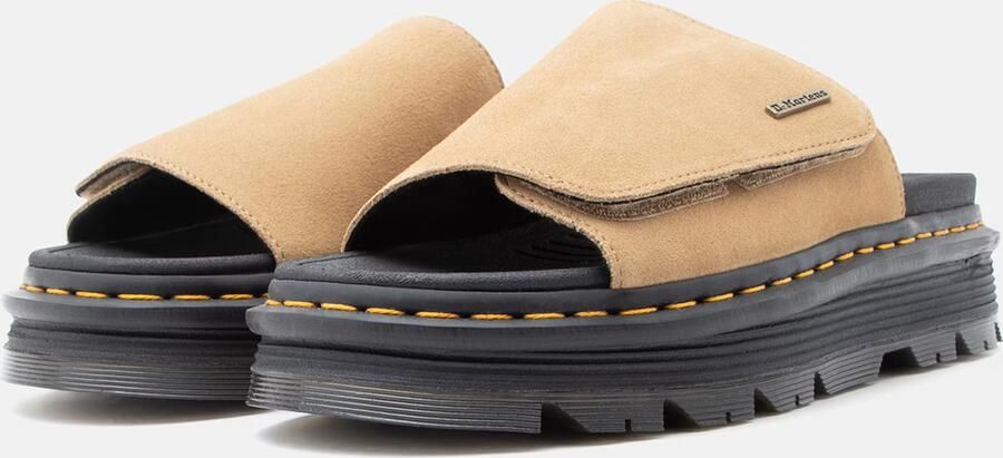Dr. Martens Zebzag Slide EH Suede Sandalen beige zwart - Foto 10