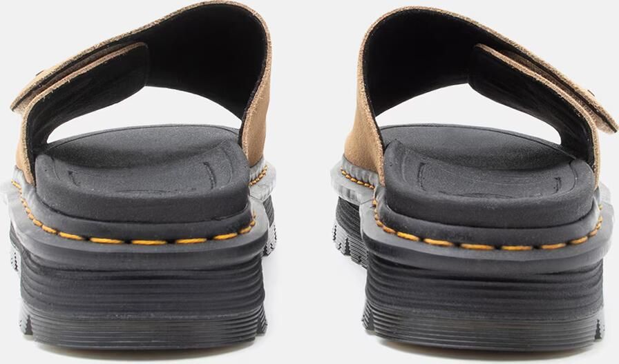 Dr. Martens Zebzag Slide EH Suede Sandalen beige zwart - Foto 9