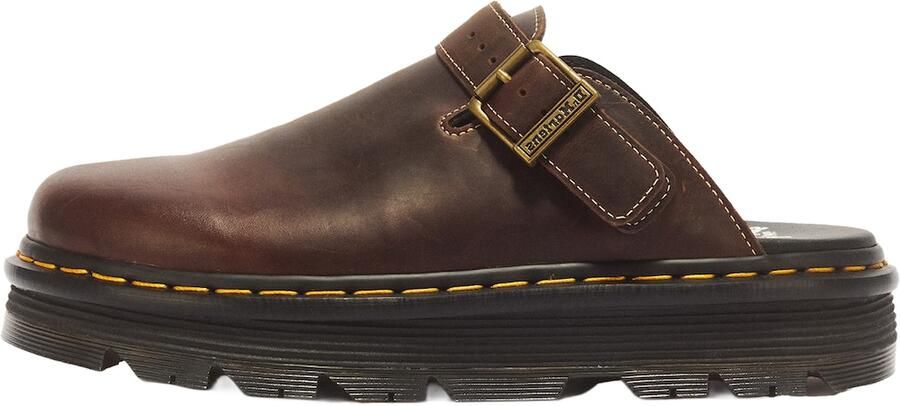 Dr. Martens Muiltjes 'ZebZag' donkerbruin
