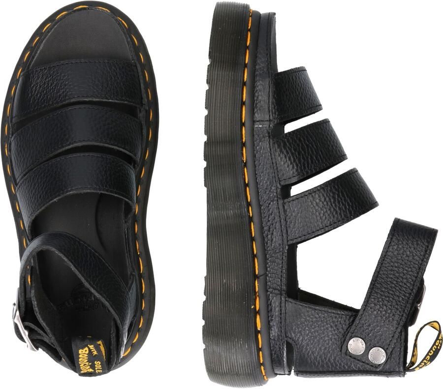 Dr. Martens Zwarte Patent Lamper Gladiator Sandalen Black Dames - Foto 5