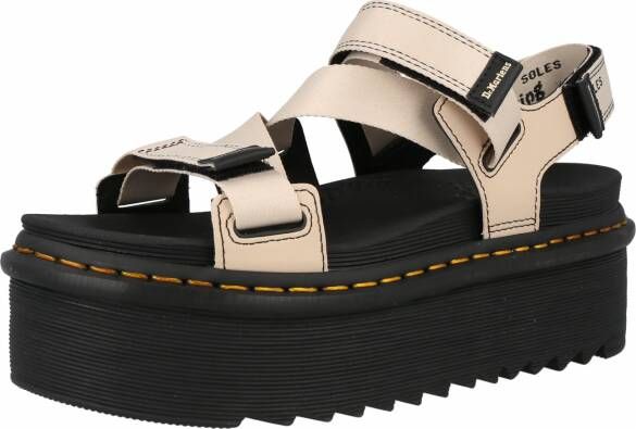 Dr. Martens Fushion Quad Zebrilus Kimber Sandal Warm Sand Slides 27351268 - Foto 3