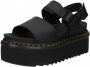 Dr Martens Dr Martens Voss Quad platform sandaal van leer - Thumbnail 3