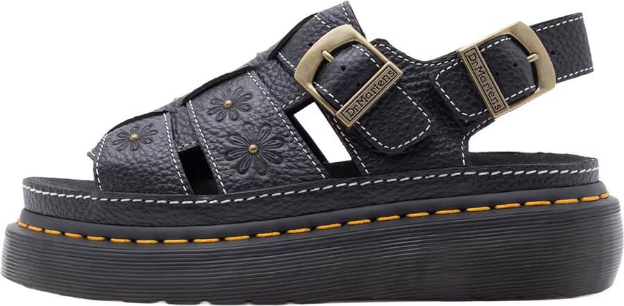 Dr. Martens Wrenlie Open Platform Sandals Vrouwen Zwart Sandalen - Foto 2