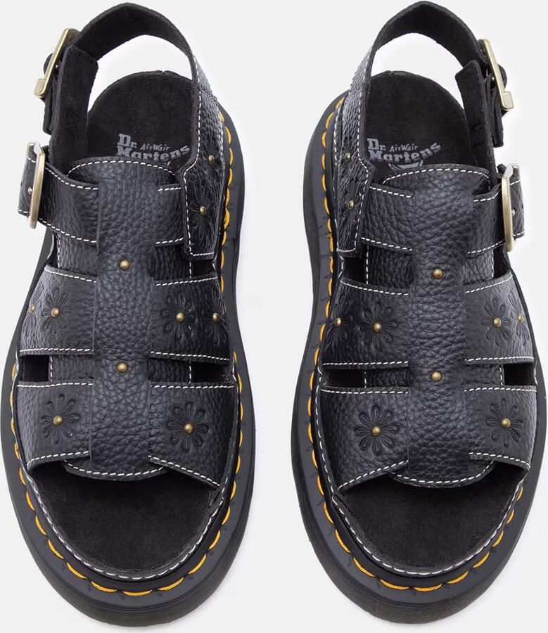 Dr. Martens Wrenlie Open Platform Sandals Vrouwen Zwart Sandalen - Foto 3