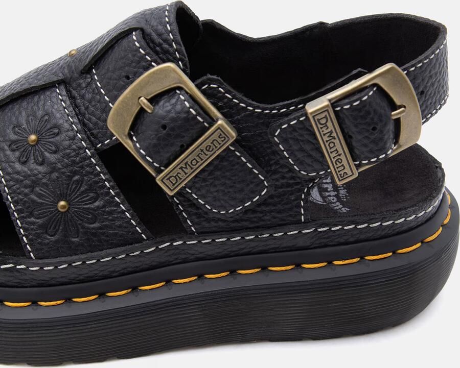 Dr. Martens Wrenlie Open Platform Sandals Vrouwen Zwart Sandalen - Foto 4