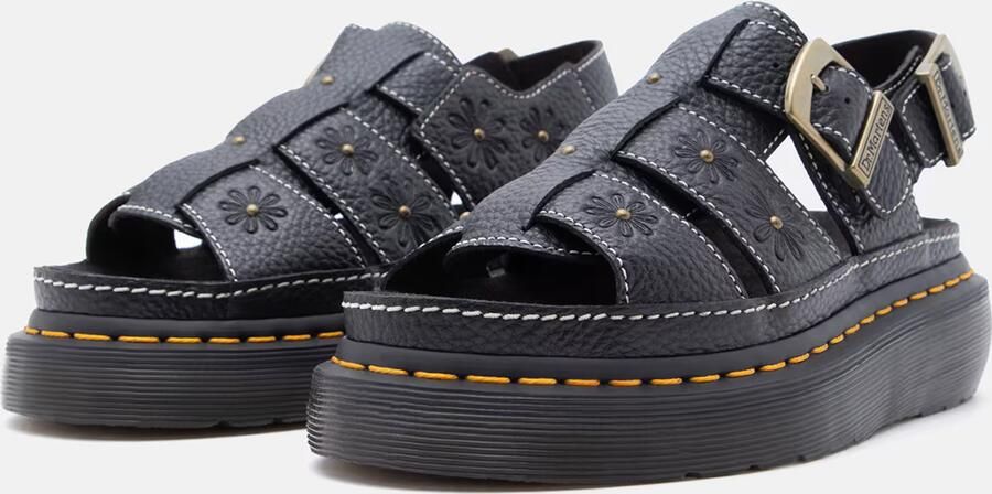 Dr. Martens Wrenlie Open Platform Sandals Vrouwen Zwart Sandalen - Foto 6
