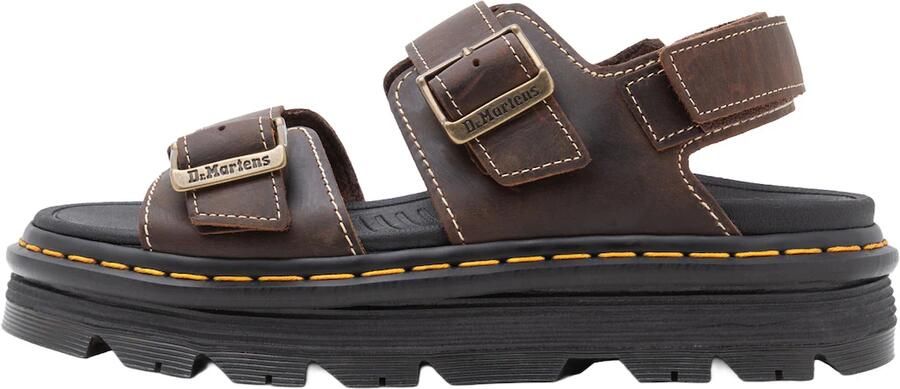 Dr. Martens Sandaal 'ZebZag' donkerbruin