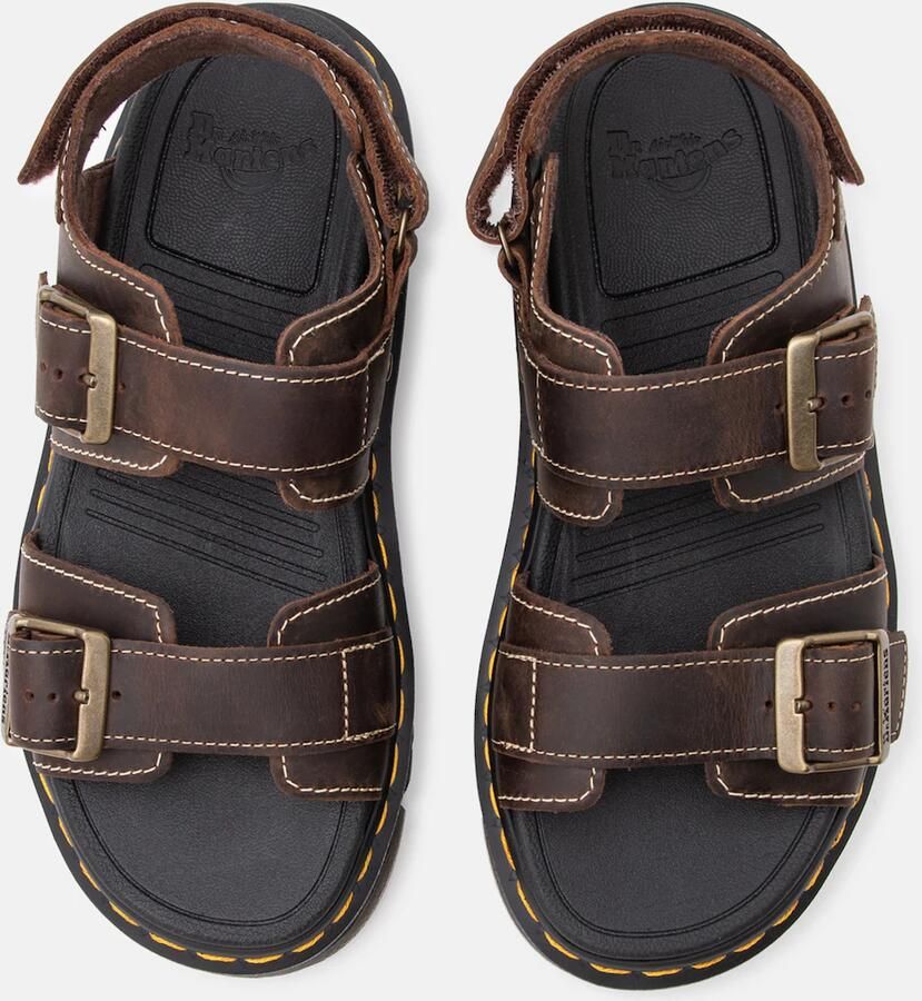 Dr. Martens Sandaal 'ZebZag' donkerbruin - Foto 2