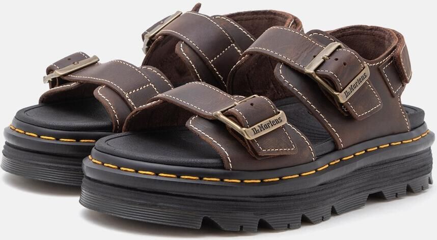 Dr. Martens Sandaal 'ZebZag' donkerbruin - Foto 5