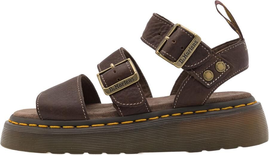 Dr. Martens Sandalen 'Gryphon Quad' donkerbruin