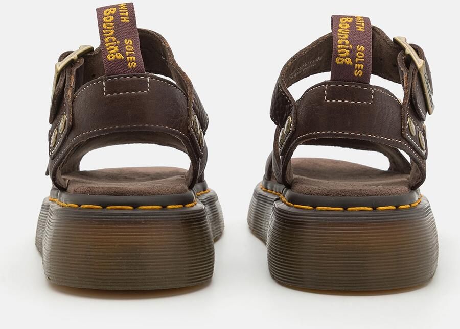 Dr. Martens Sandalen 'Gryphon Quad' donkerbruin - Foto 2