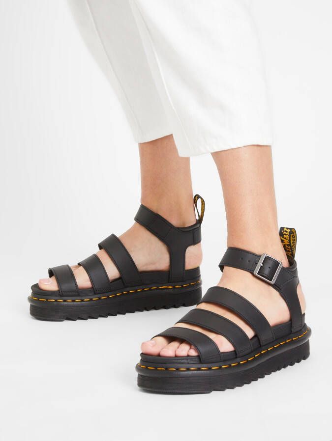 Dr. Martens Klassieke platte sandalen met verstelbare enkelband Black Dames - Foto 20